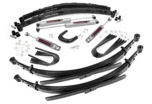 Chevrolet K20 Suburban Suspension Lift Kit - Rough Country - 4 Inch Lift Kit with 56 Inch Rear Springs - '77-'86